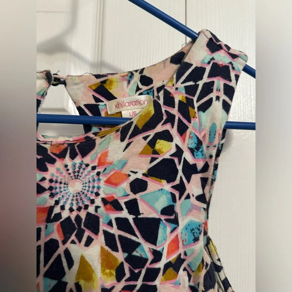 Xhilaration Geometric Pattern Sleeveless Dress Size Large - Picture 3 of 4